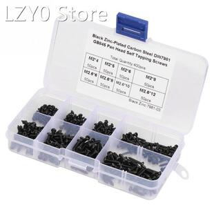 400Pcs/Set M2/M2.6 Stainless Steel Screws Pan parafuso Sel