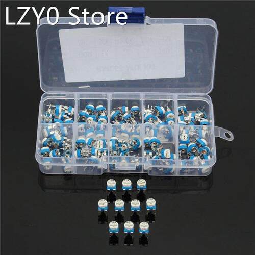 Wholesale Resistors Trimmer Pot 100pcs10 Values 500ohm-1M Fi