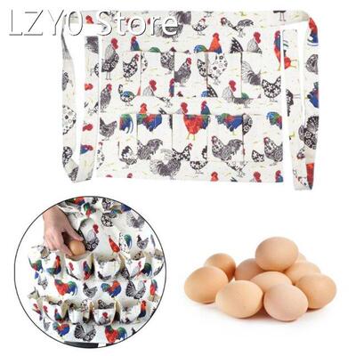 Multi-pocket Eggs Harvest Working Aprons Goose Eggs Collecti