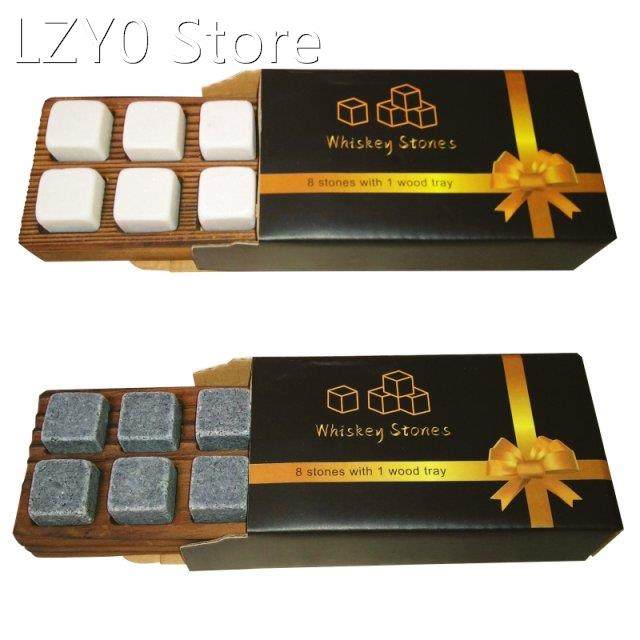 2022 New Marble Whiskey Stones Gift Set Chilling Stones Whis
