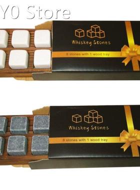 2022 New Marble Whiskey Stones Gift Set Chilling Stones Whis