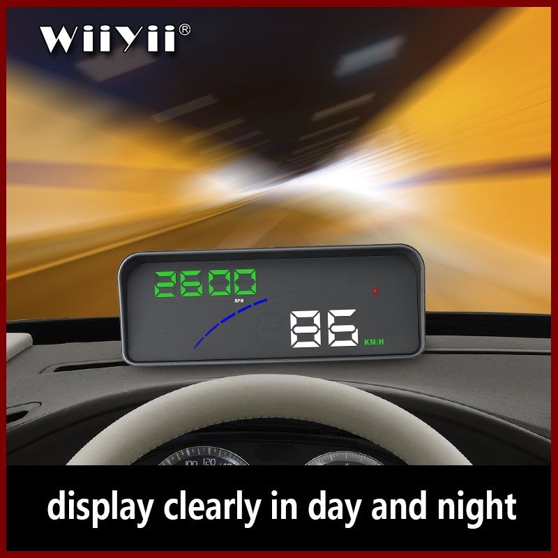 P9 hud head up display two display model car speed projector