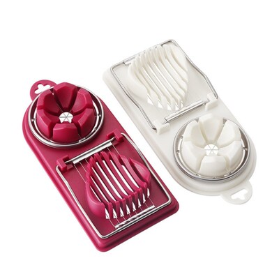 Double Egg Cutter Cutting Egg Strawberry Slicers Wire Kitche