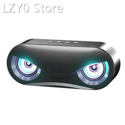 Portable Bluetooth Speaker With LED Dazzling Lights Dual Spe