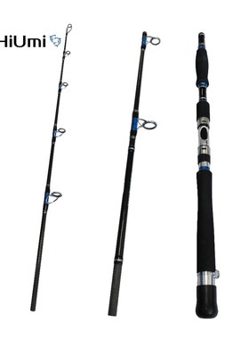 3 Sections 30-50lb Heavy Jigging Rod Deep Sea Spinning Fishi