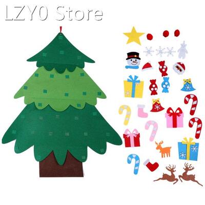 New DIY Felt Christmas Tree for Kids Children with Detachabl