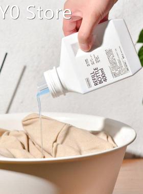 Bathroom Large Capacity Laundry Detergent Bottle Filled With