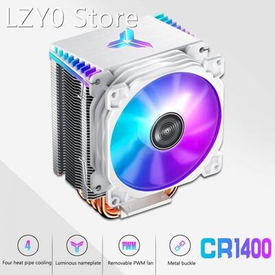 JONSBO CR1400 9cm 4 Heat-pipes 4 Pin PC Computer Case Coolin