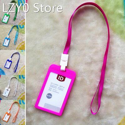 Name Credit Card Holders With Lanyard Bank Card Neck Strap C