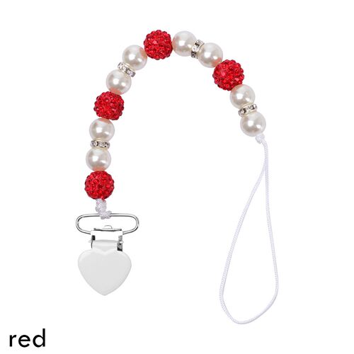 2020 Baby Pacifier  Chain Infant Nipple Holder Wooden Beaded