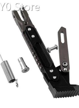 Universal Motorcycle Adjustable Kickstand Foot Brace CNC Mot
