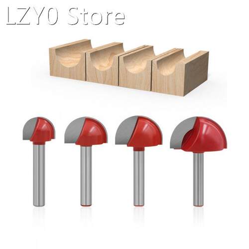 4Pcs Cove Box Router Bit 6mm Shank 16mm 22mm 25mm 32mm Blade