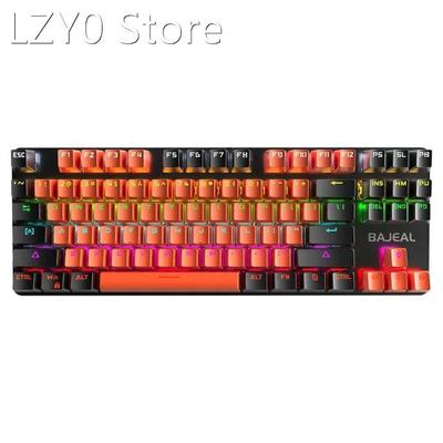 BAJEAL K200 87 Keys Mechanical Gaming Keyboards Wired Keyboa