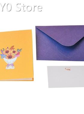 2022 New Thank You Card 3D Pop-Up Greeting Cards for thanksg