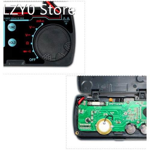EM3082 Digital Multimeter 1999 AC/DC Ammeter Voltmeter Porta