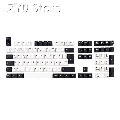 109 Keys Thick PBT Dye Subbed Keycaps de ISO Layout Cherry P