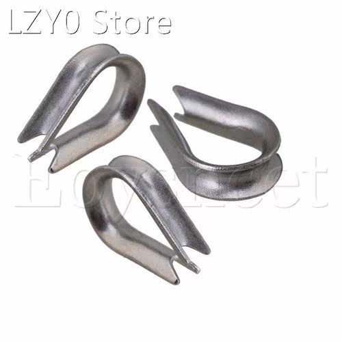 20pcs 304 Stainless Steel Wire Rope Cable Thimble M2 for 2mm