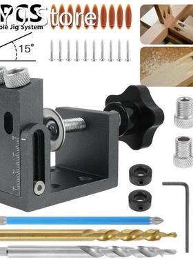 Pocket Hole Screw Jig Woodworking Guide Positioner Aluminum
