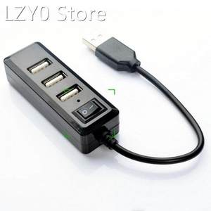 Portable 480Mbps USB HUB Splitter 4 Port USB 2.0 Extension A