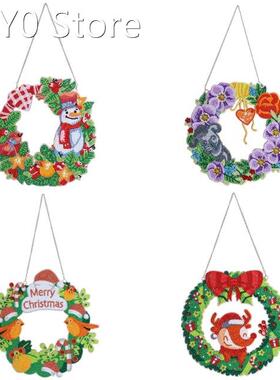 DIY 5D Diamond Painting Kit for Adults Christmas Hanging Flo