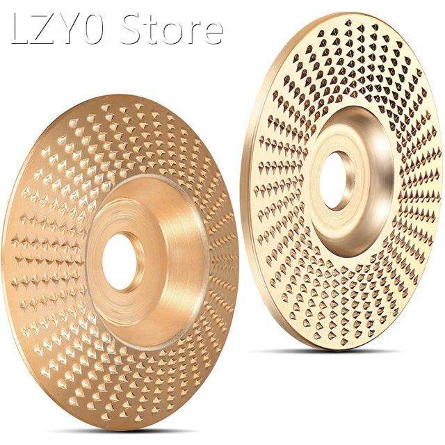 2Pcs Grinding Wheel 5/8 Inch Drilled Woodcarving Discs, Incl