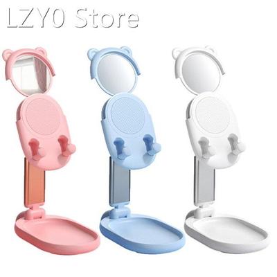 Beauty Mirror Desktop Universal Smartphones Retractable Desk