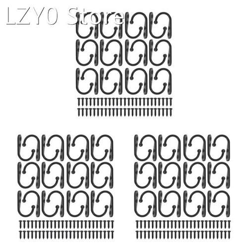 72 Pieces Coat Hooks Wall Mounted Robe Hook Single Coat Hang