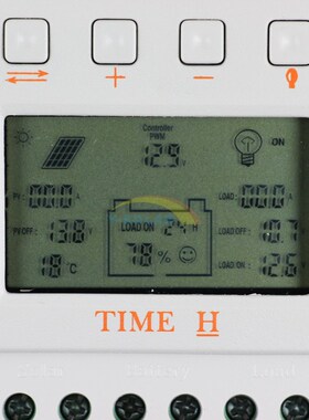 MPPT 20A LCD Solar Charger Controller 12V 24V with Temperatu
