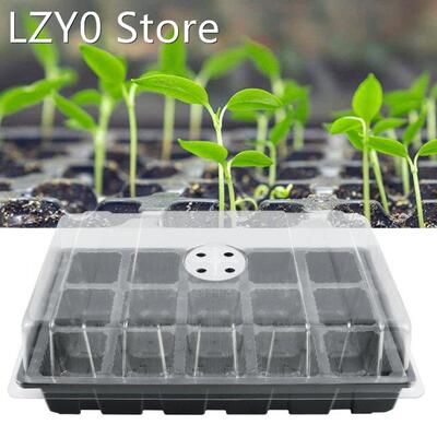 15/40 Hole Plastic Nursery Pots Planting Seed Tray Kit Plant