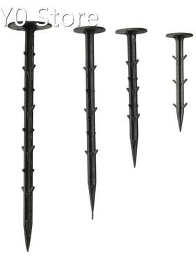 2 Pcs Garden Plastic Stakes Ground Nails Mulch Shading Pest