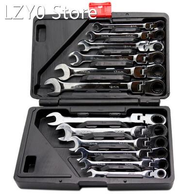 12PCKeys Set Multitool Wrench Ratchet Spanners Hand Tools Wr