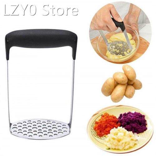 Kitchen Gadget Hand Press Potato Masher Cooking Tool Mashed