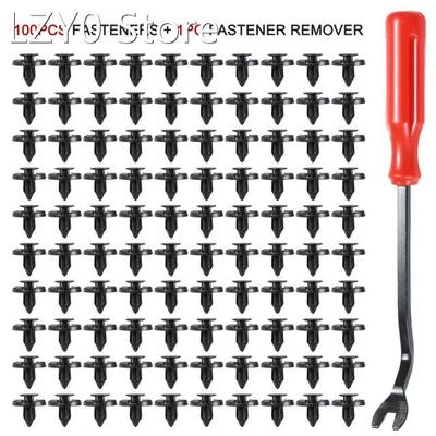 100PCS Nylon Push-Type Automotive Clips Rivet Retainer Fende