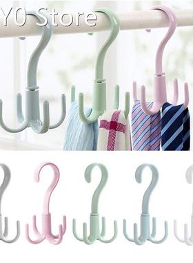 1PC 360-Degree Rotatable Hanger Tie Hanger Scarf Rack Cloth