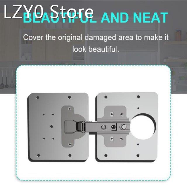 Hinge Repair Plate with Screws for Cabinet Furniture Drawer