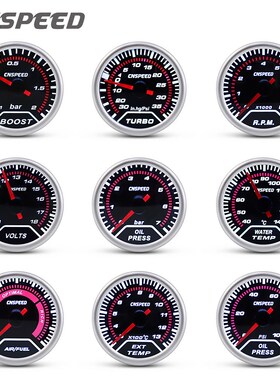 CNSPEED 2'' 52mm Turbo Boost Gauge Bar Psi Water Temperatur