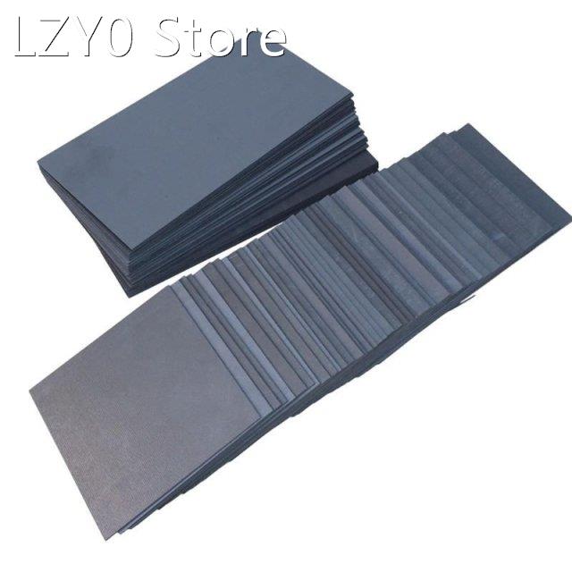 2pcs High Pure Carbon Graphite Sheet Electrode Plate Anode P
