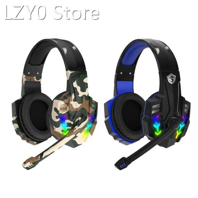 gaming wired headsets surround sound stereo noise canceling
