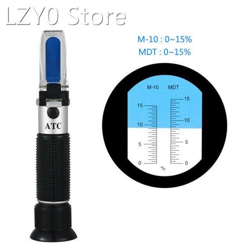 Hot-selling Emulsion Refractometer 0-15% Rust-proof Cutting