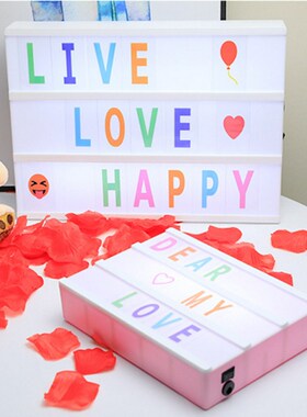 LED Combination Night Light A6 A5 A4 Size DIY Light Box Dec