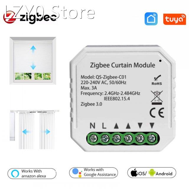 Tuya ZigBee 3.0 Tuya Smart Life Curtain Switch Module for Ro