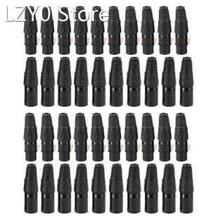 40Pcs 3Pin Xlr Male To Female Microphone Extension Cable Mic