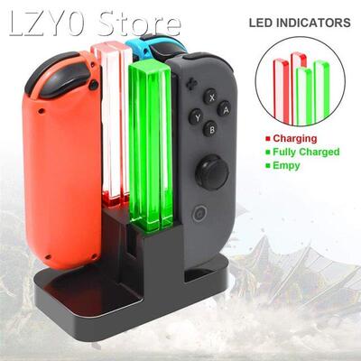 Charging Dock Station For Nintend Switch Controller LED Disp