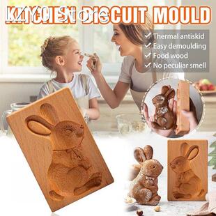 Wooden Cookie Mold Cutter Wooden Gingerbread Cookie Moulds P