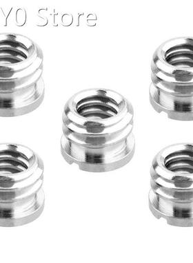 5 Pack 1/4 inch to 3/8 inch Convert Screw Standard Adapter R