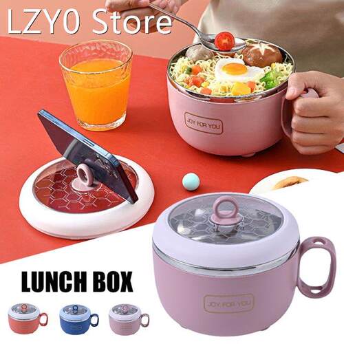 Space Saving Lunch Box With Lid Stainless Steel Fresh-keepin