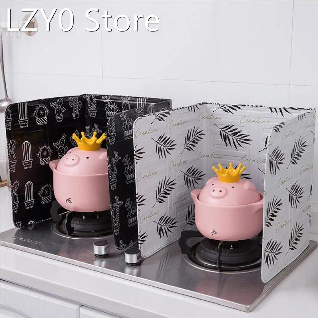 Kitchen Gadgets Oil Splatter Screens Home Aluminium Folding