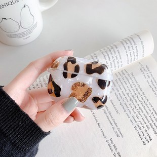 Fashion Leopard print earphone case For AirPods pro chargin