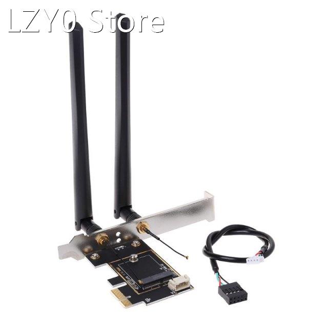 M.2 to PCI-E Converter Desktop Wireless WiFi Bluetooth-compa