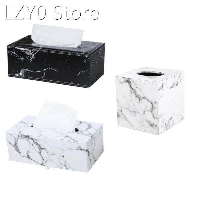 nordic style fashion marble pattern rectangular paper box ho